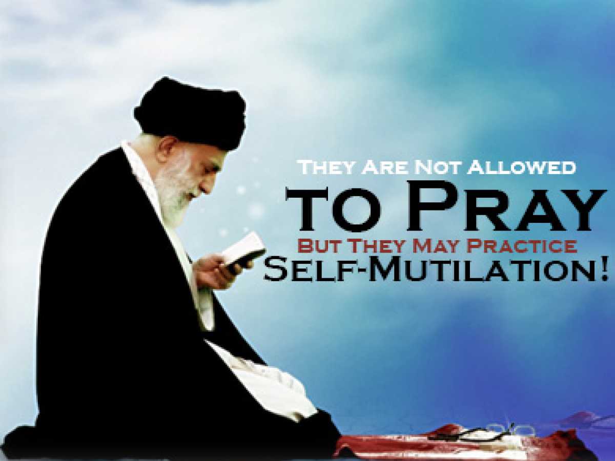 They Are Not Allowed to Pray But They May Practice Self-Mutilation! 