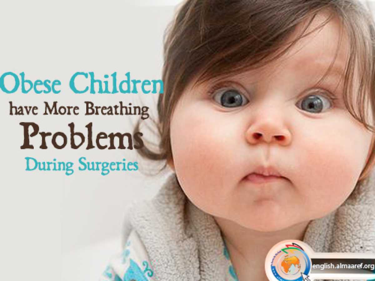 Obese Children have More Breathing Problems During Surgeries