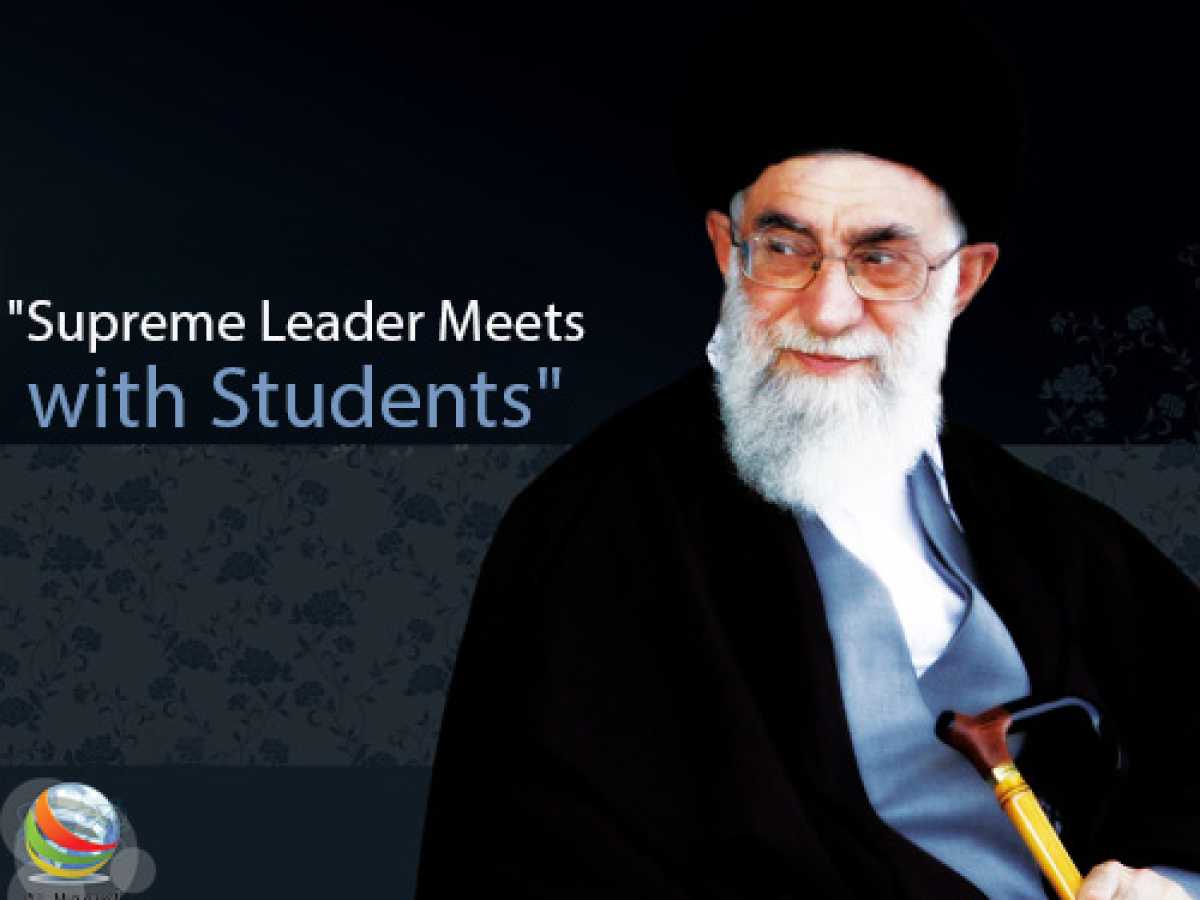 Supreme Leader Meets with Students (23/07/2014)
