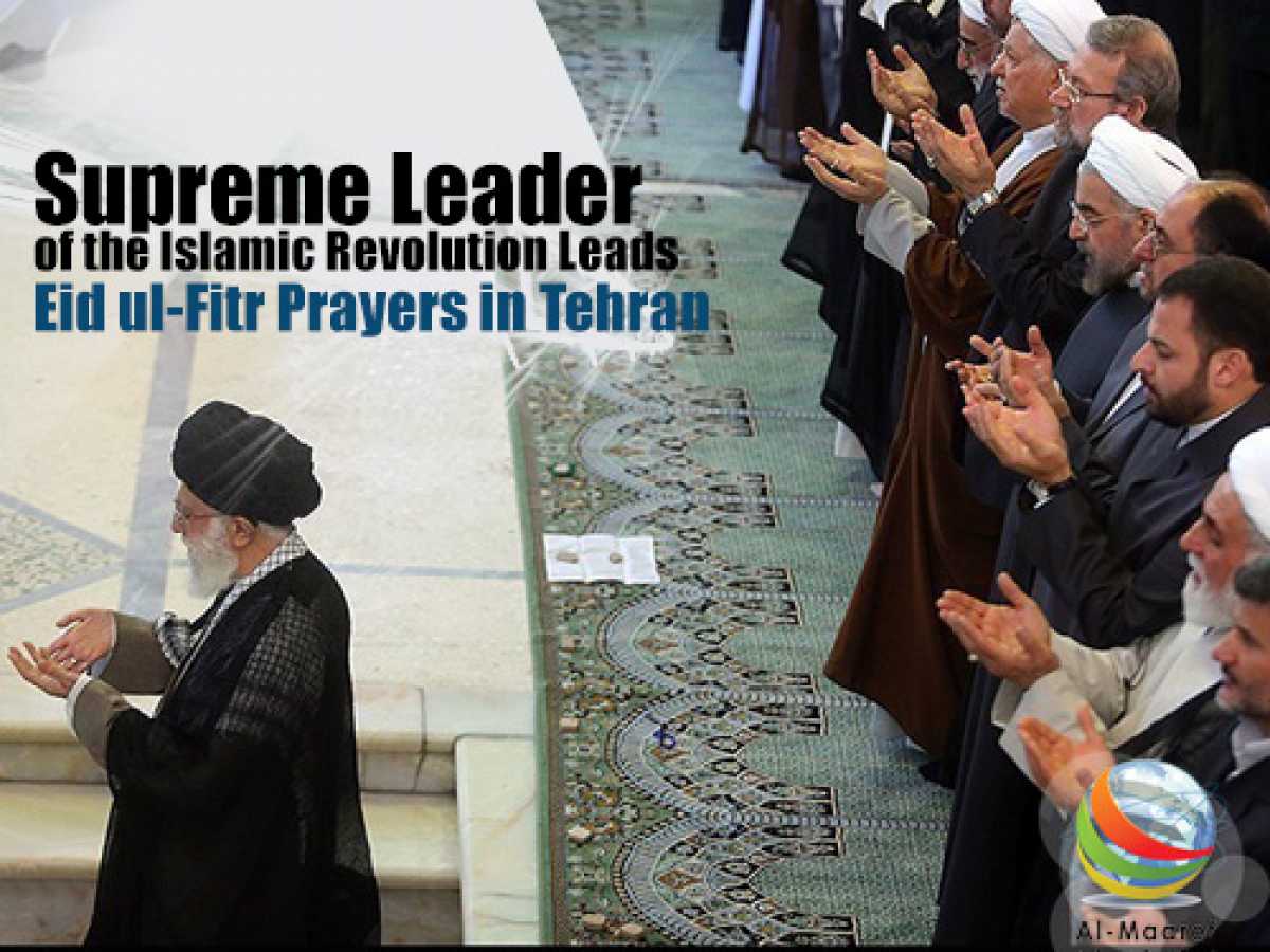 Supreme Leader of the Islamic Revolution Leads Eid ul-Fitr Prayers in Tehran (29/07/2014)
