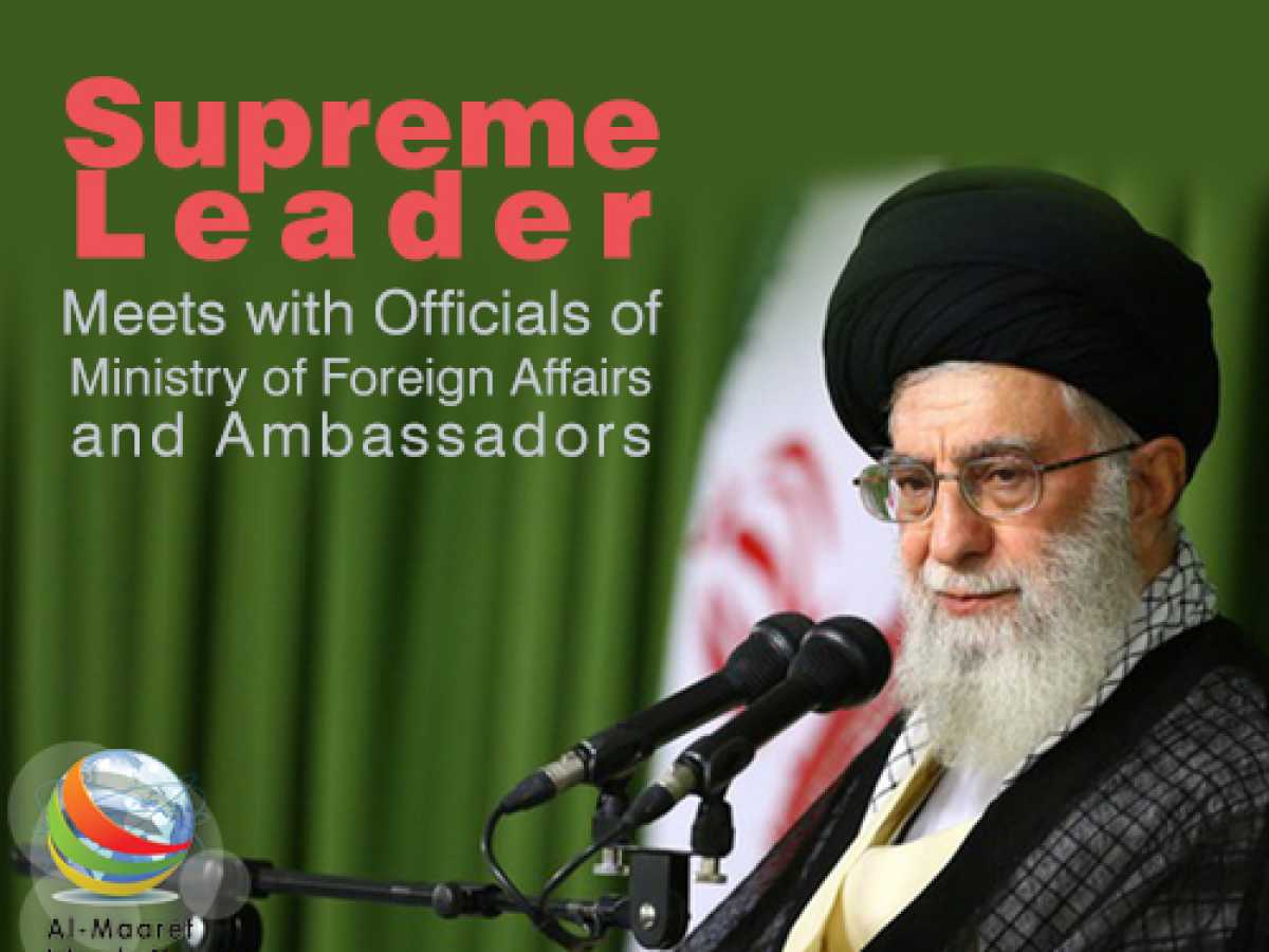 Supreme Leader Meets with Officials of Ministry of Foreign Affairs and Ambassadors (14/08/2014)