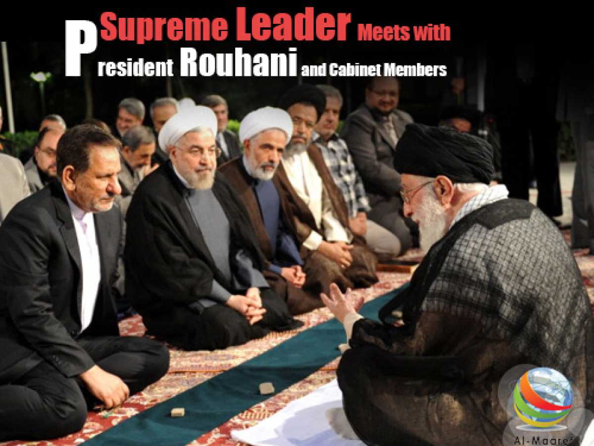 Supreme Leader Meets with President Rouhani and Cabinet Members (27/08/2014)