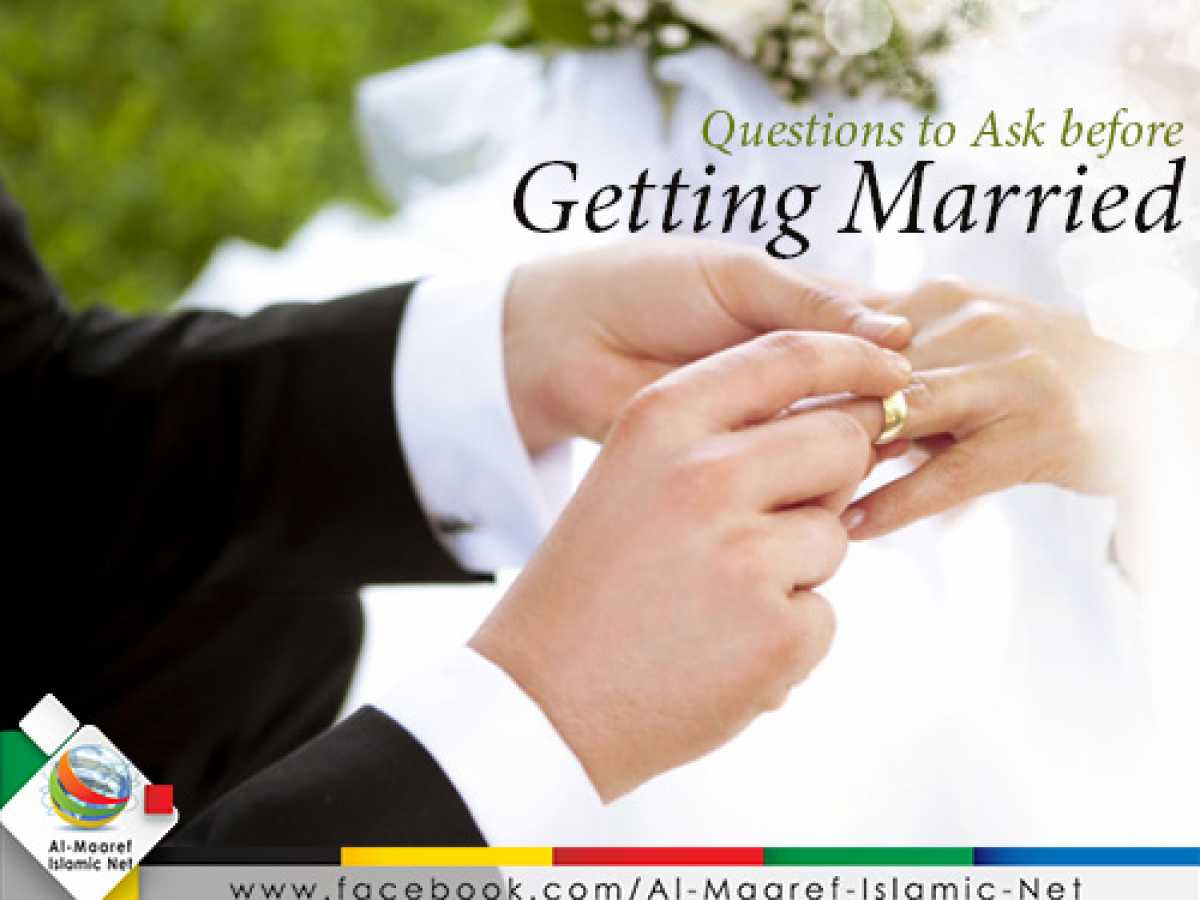 Questions to Ask before Getting Married